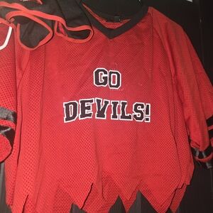 Sold out 666 devils dolls kill foot ball Halloween Costume..